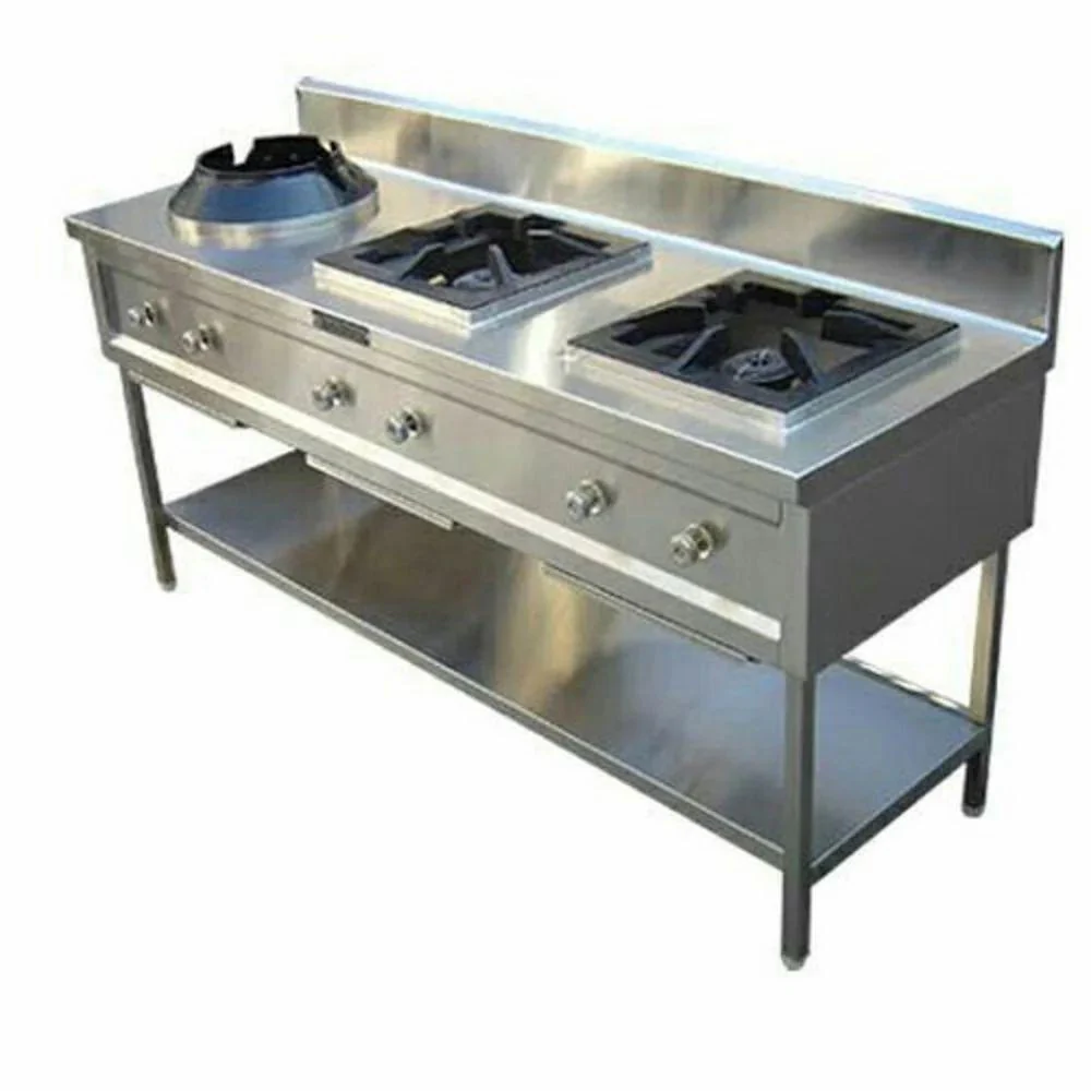 Chinese Cooking Three Burner Range 2